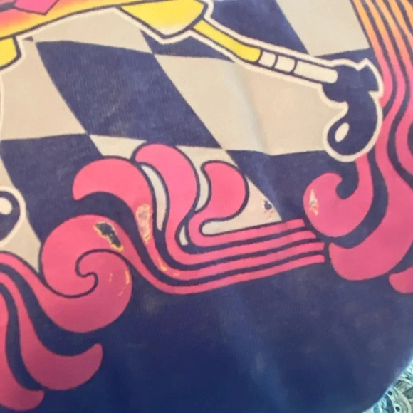 Nickelodeon SPONGEBOB SQUARE PANTS Stay Weird Psychedelic Neon Purple T-shirt 2X - Picture 7 of 8